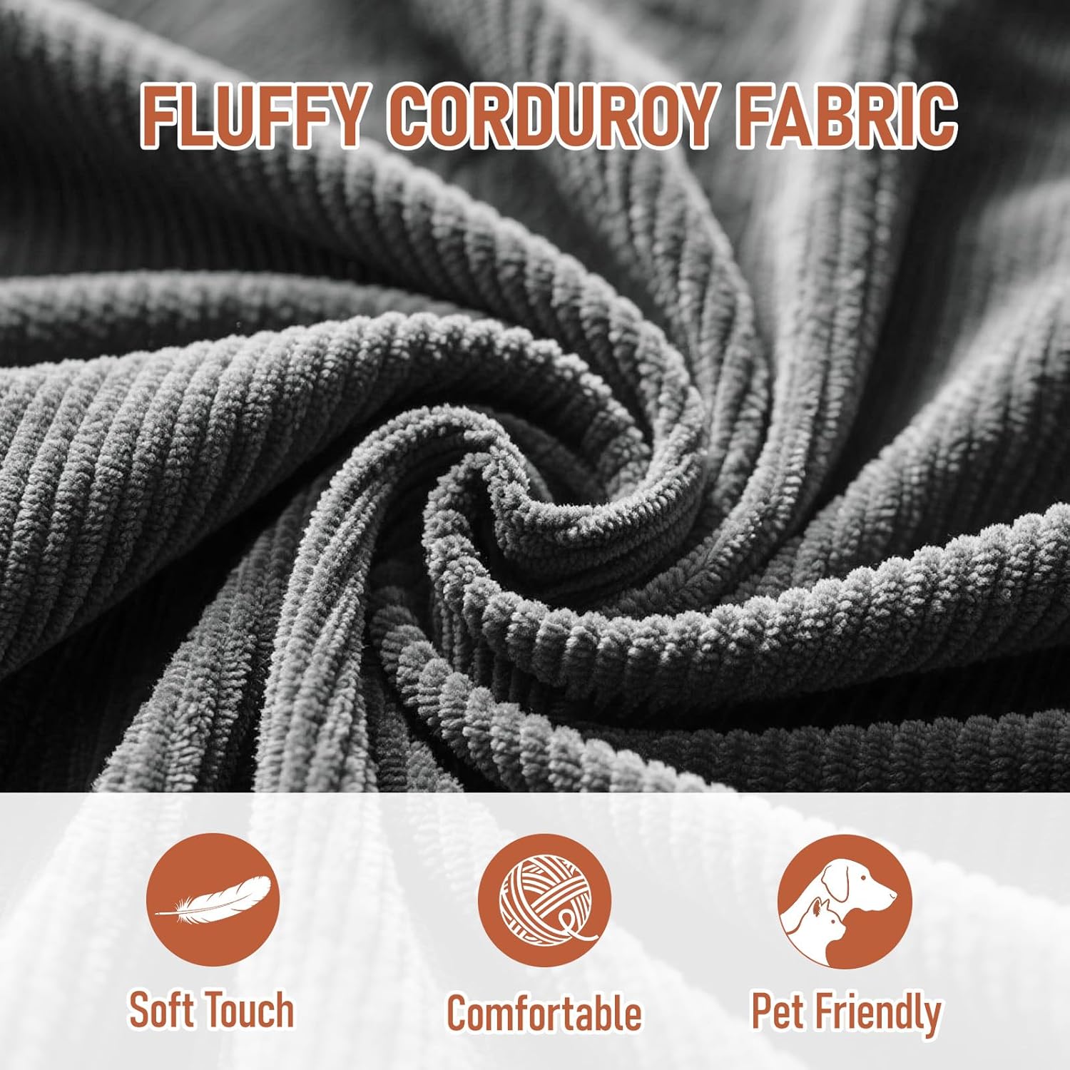 Folding Sofa Bed, Convertible Sleeper Chair with Back Support and Pillow Futon, Foldable Couch for Living Room/Guest Use/Home Office, Foldable Chair Bed for Adults, Dark Gray